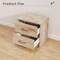 2-Drawer Nightstand, Sturdy Construction and Multiple Storage Options